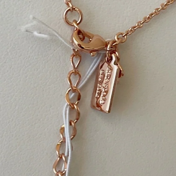Kate Spade ♠️ Lady Marmalade Rose Gold/Clear Crystal Necklace.
NWT - Picture 7 of 12